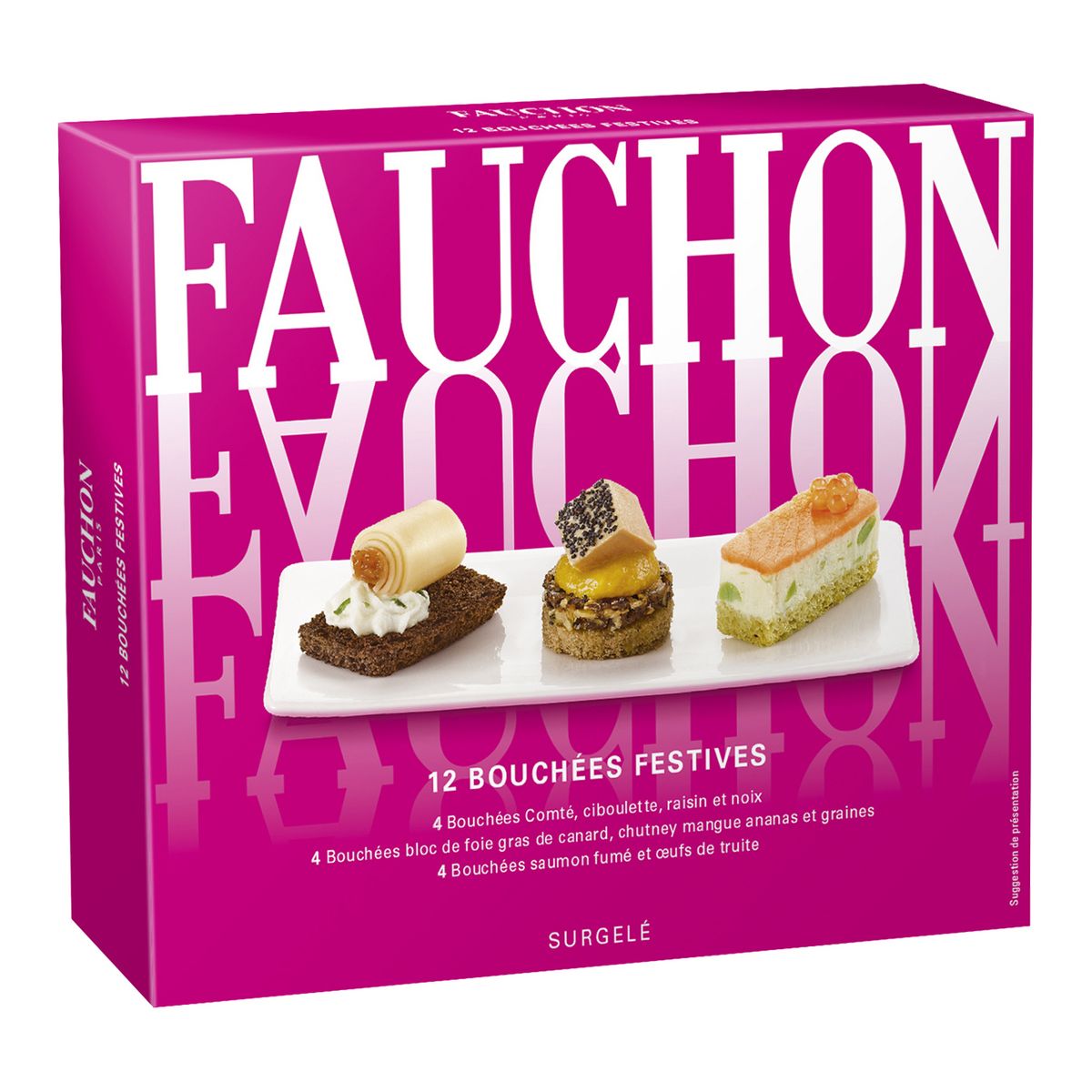 FAUCHON Bouchées apéro festives 12 pièces 130g