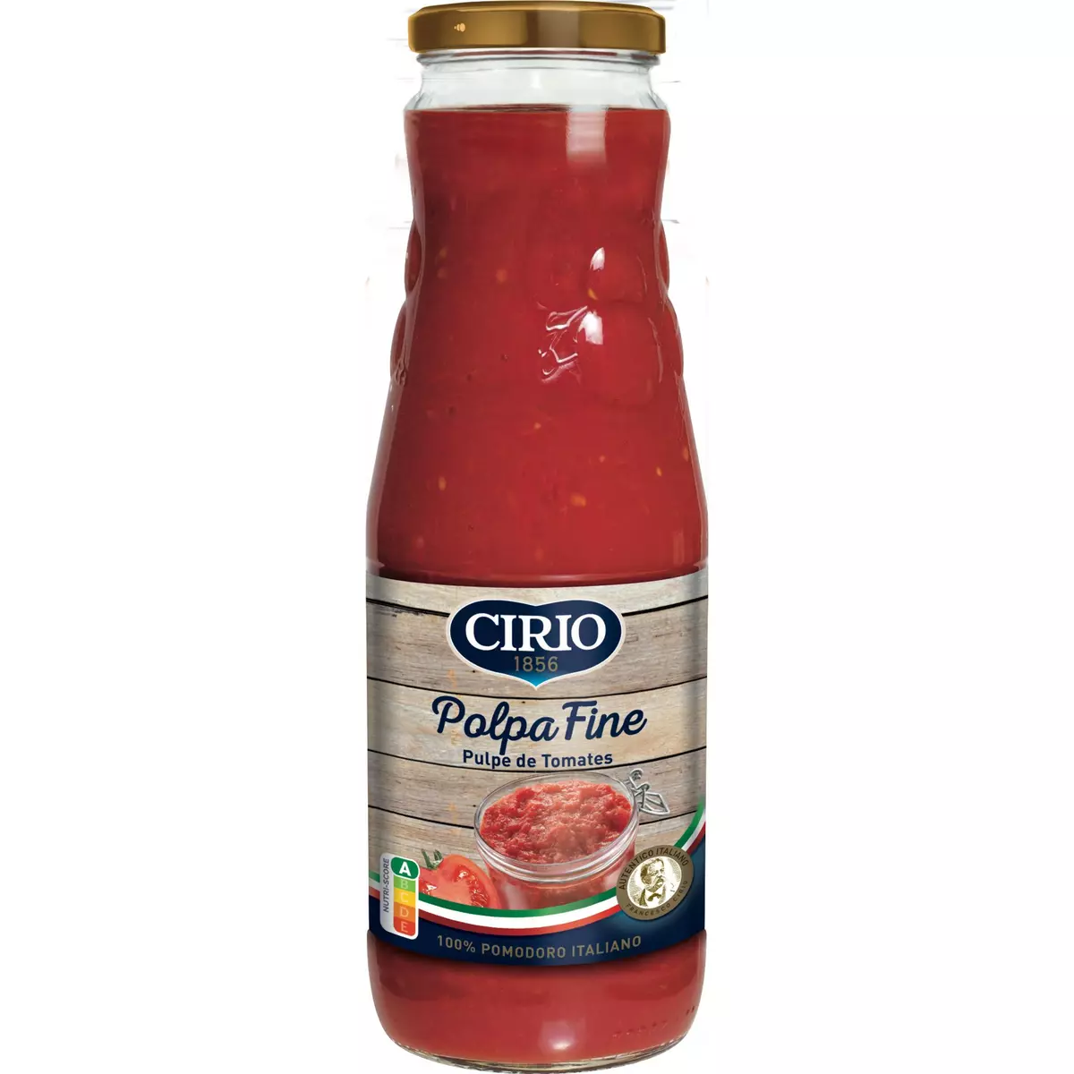 CIRIO Pulpe fine de tomates italiennes en bouteille 680g