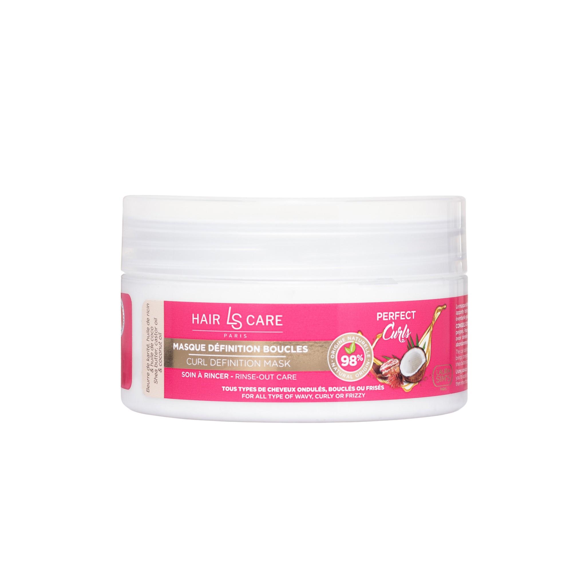 LAURA SIM'S Hair Care Masque définition boucles tous types de cheveux ondulés, bouclés, frisés 200ml