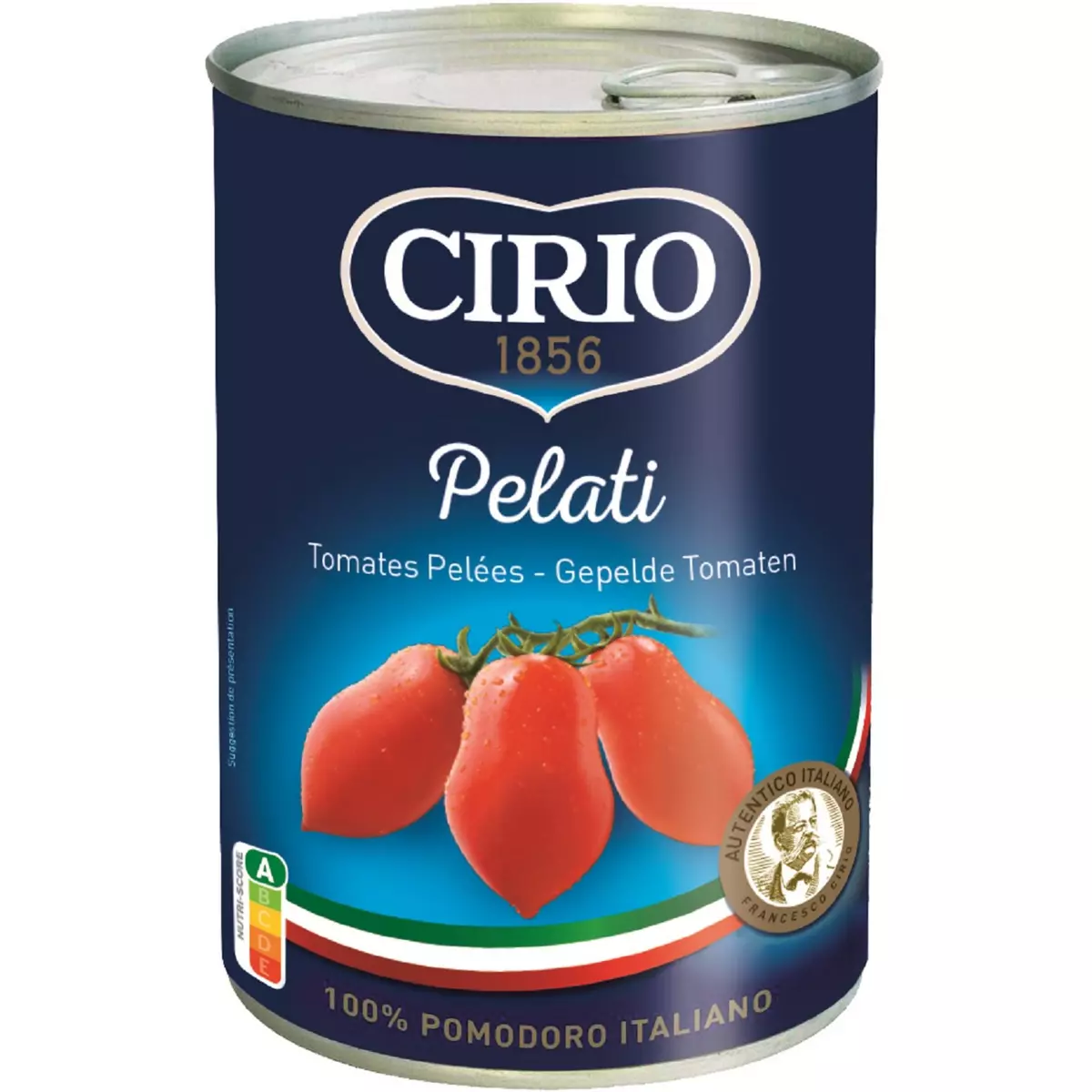 CIRIO Tomates pelées 100% italiennes 400g