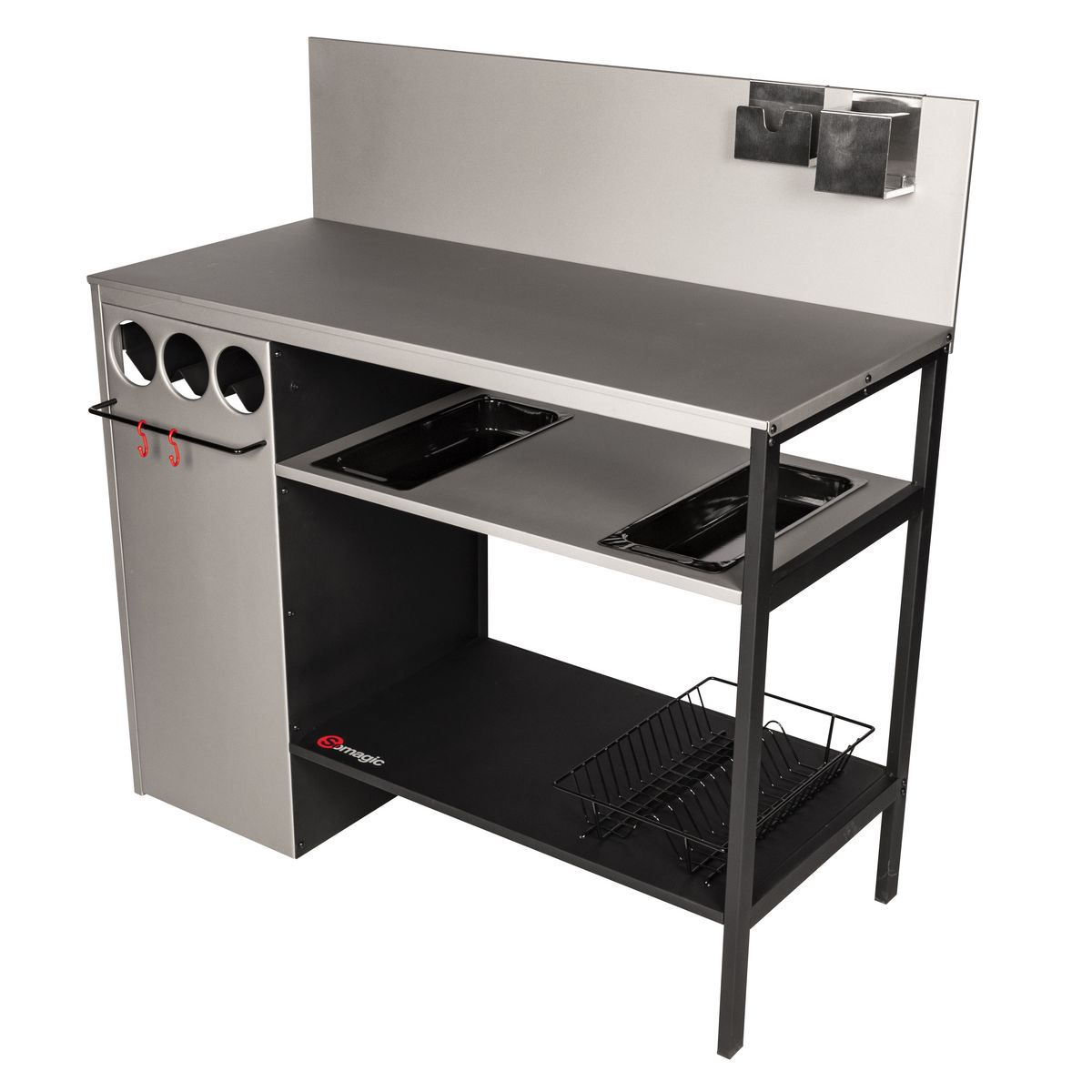SOMAGIC Cuisine extérieure pour plancha à gaz - Acier