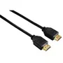 QILIVE Câble HDMI High Speed Ethernet - Mâle/mâle - 3 mètres - Gold