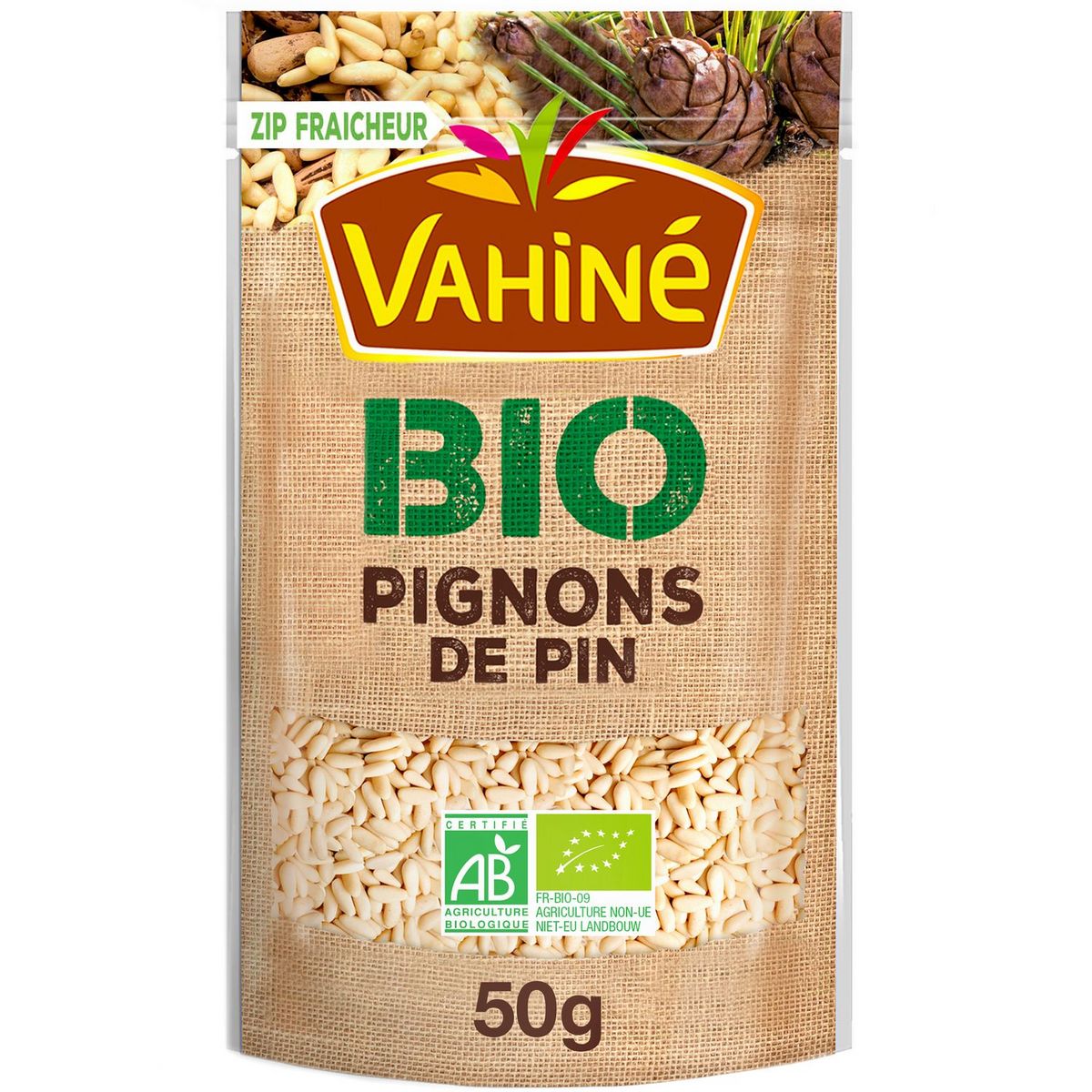 VAHINE Pignons de pin bio 50g