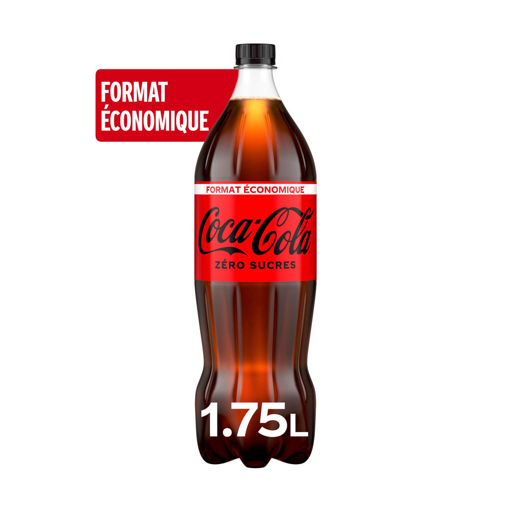 COCA-COLA Boisson gazeuse aux extraits végétaux sans sucres 1,75l