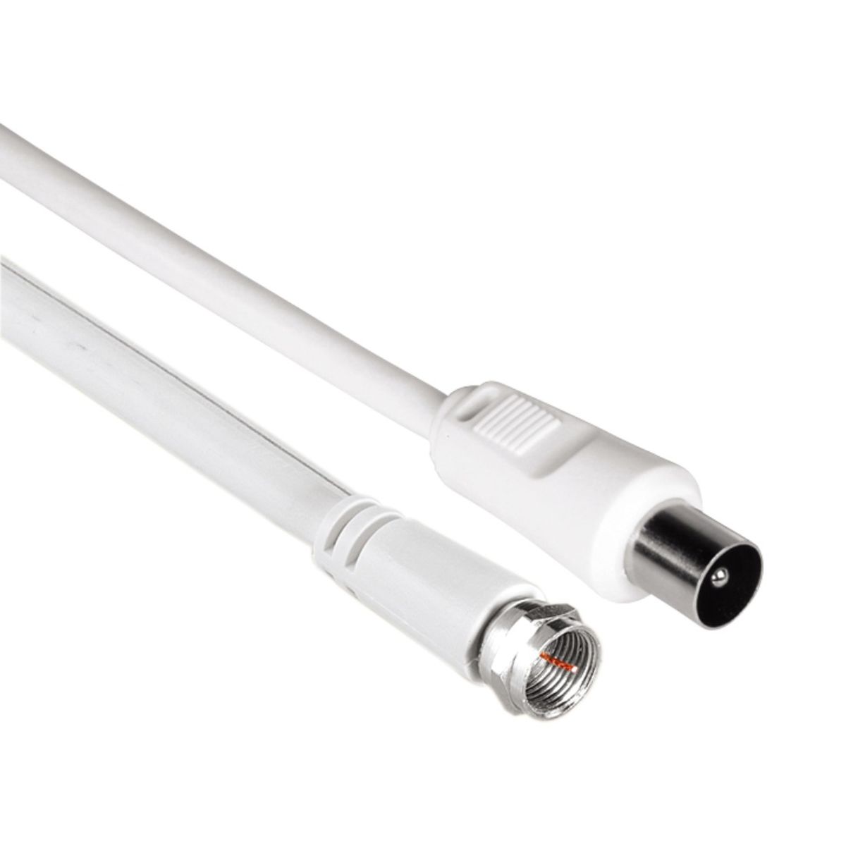 QILIVE Câble antenne TV/SAT - Mâle/mâle - 2 mètres