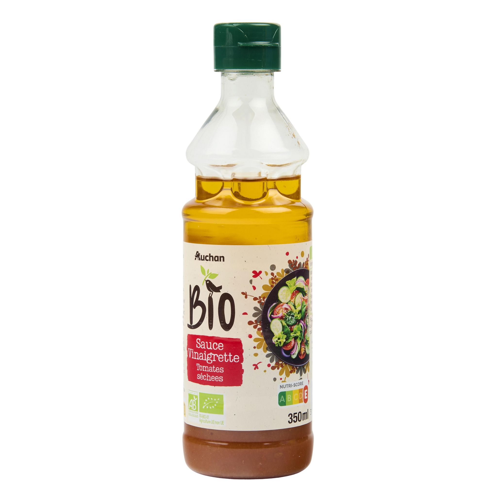 Voir la diapositive 4 : AUCHAN BIO Sauce vinaigrette aux tomates séchées 35cl