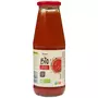 AUCHAN BIO Purée de tomates en bouteille bio 680g
