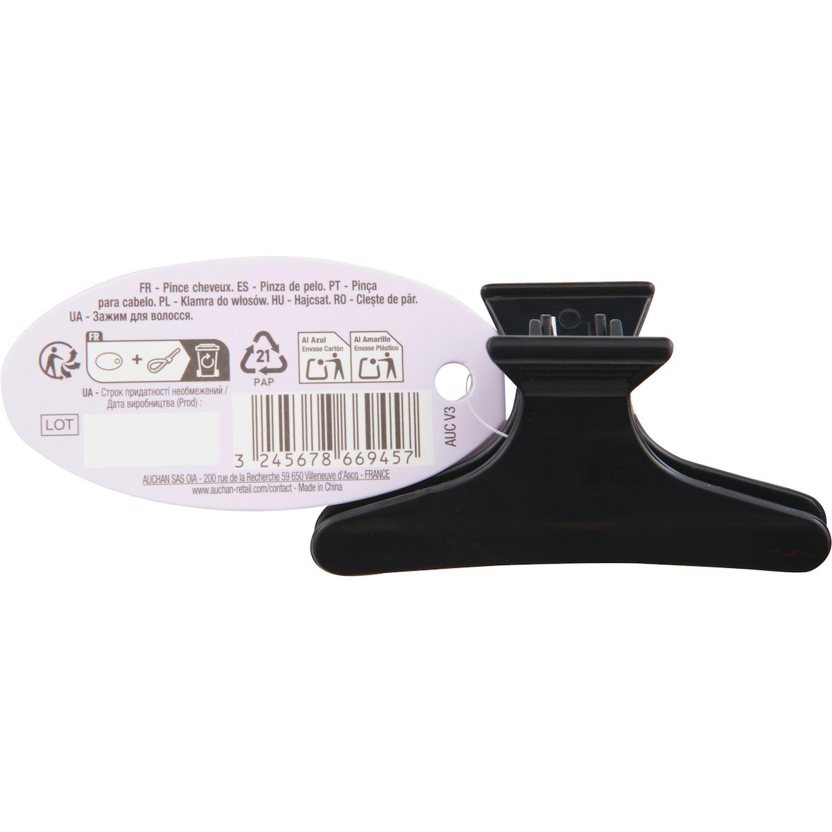 COSMIA Pince à cheveux 1 pièce