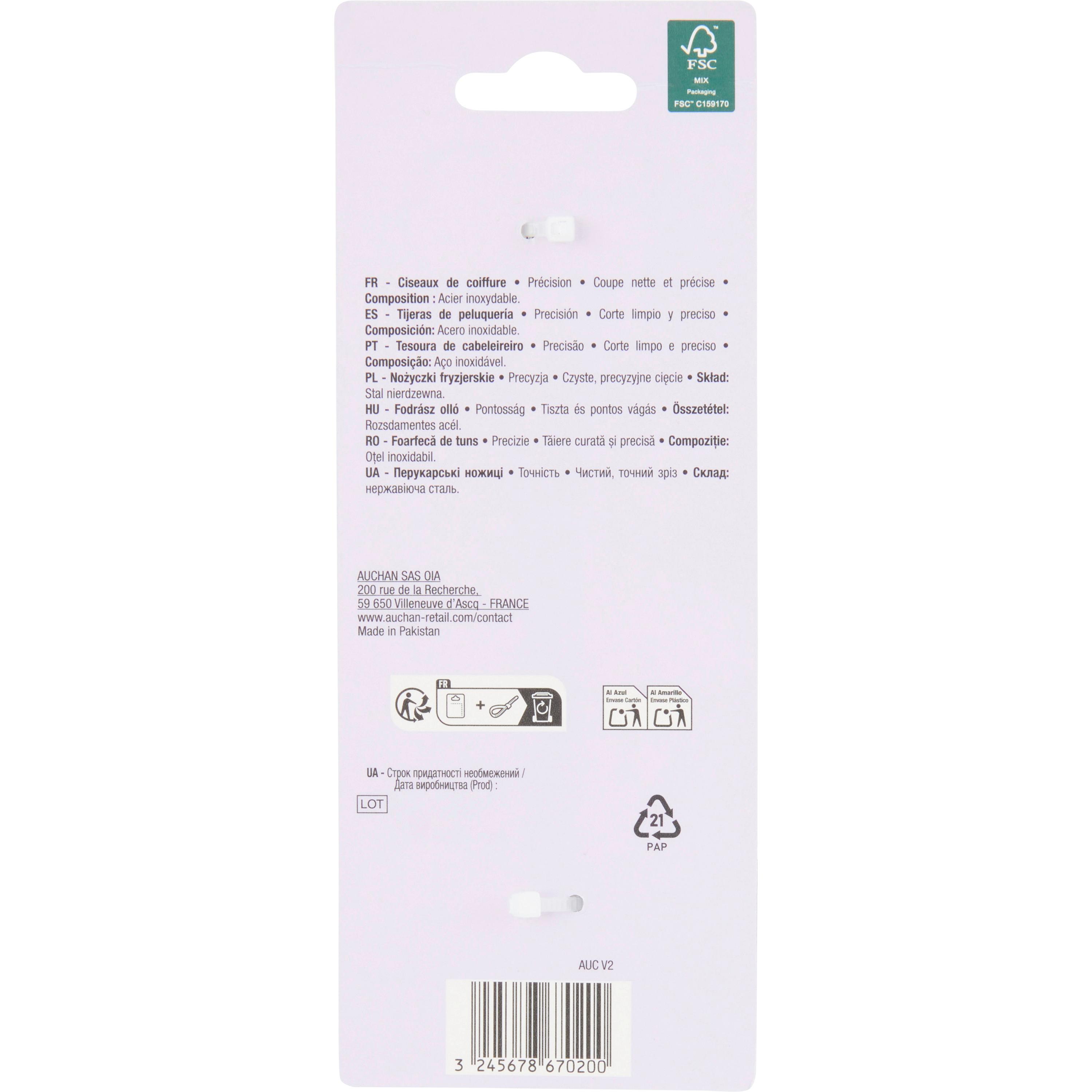 Voir la diapositive 3 : COSMIA Ciseaux de coiffure 1 pièce