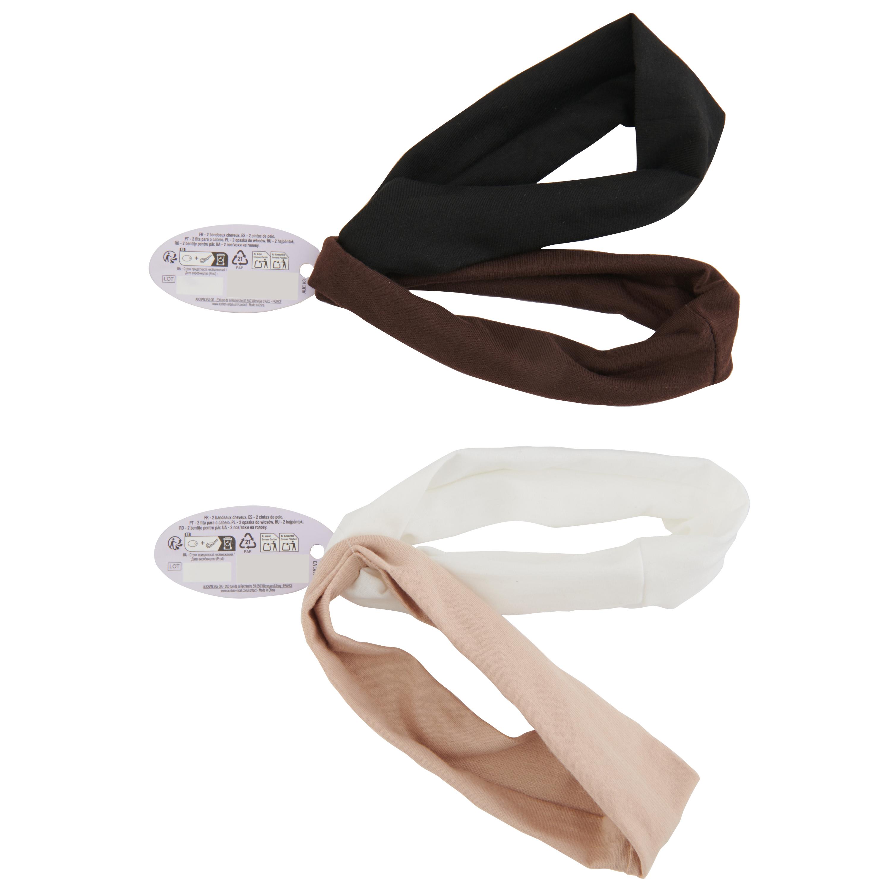 Voir la diapositive 2 : COSMIA Bandeau cheveux x2