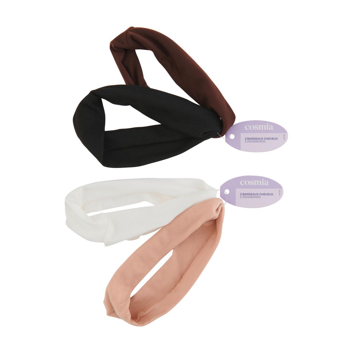 COSMIA Bandeau cheveux x2