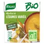 KNORR Soupe bio mouliné de légumes variés 1 personne 30cl