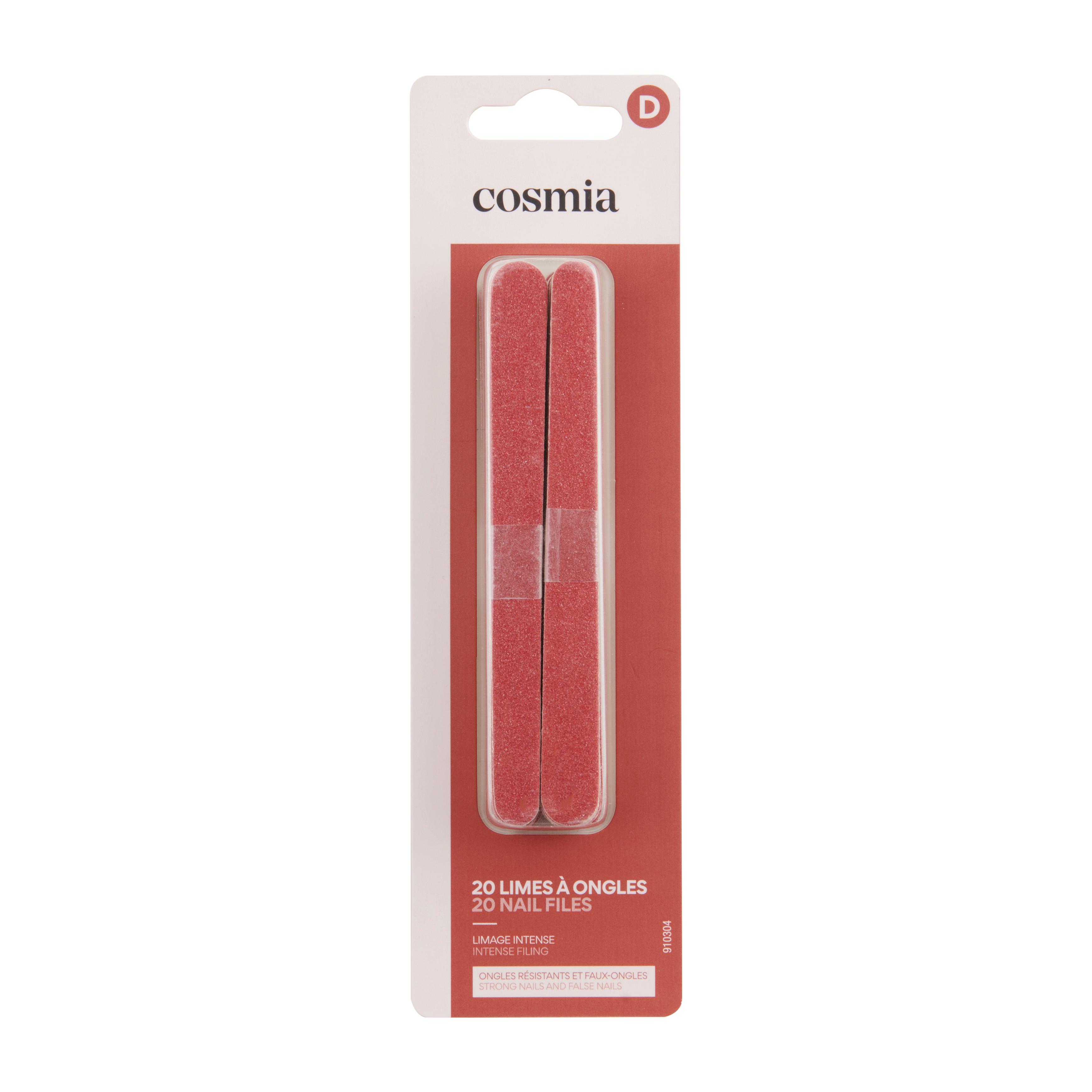 Voir la diapositive 4 : COSMIA Minis limes à ongles 20 pièces