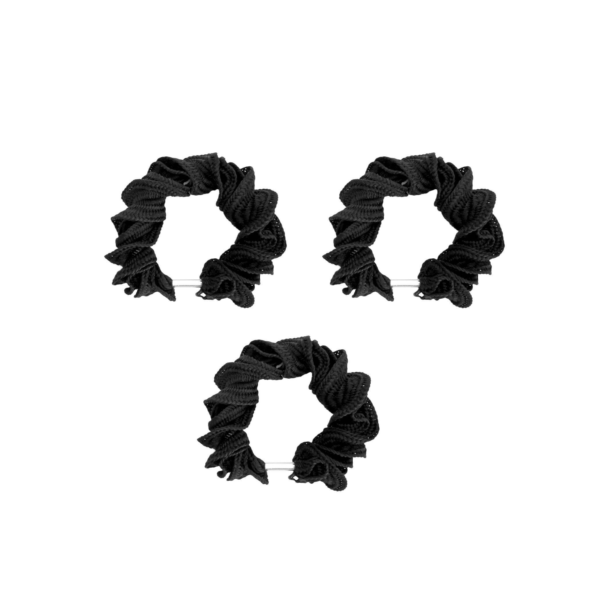 Voir la diapositive 2 : COSMIA Chouchous noir 3 pièces