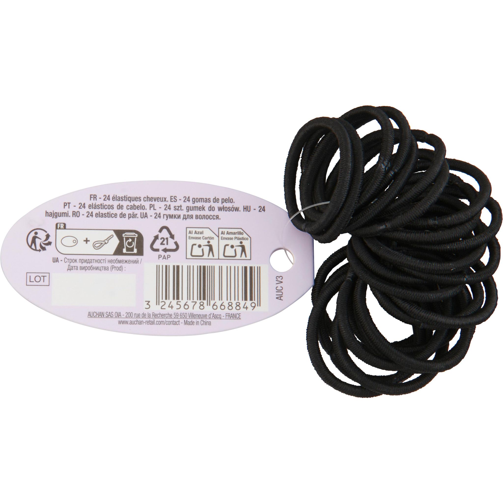 Voir la diapositive 3 : COSMIA Mini élastiques 24 élastiques