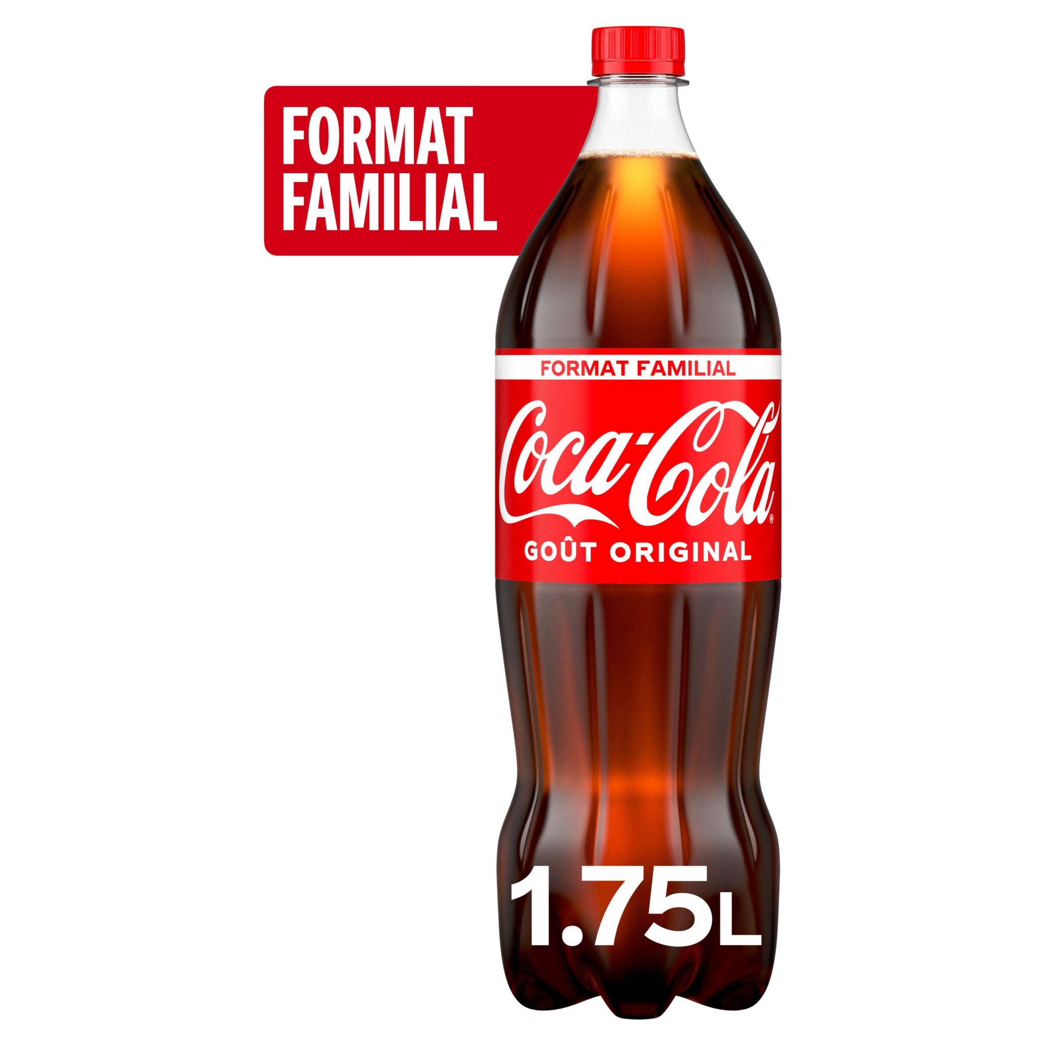 Voir la diapositive 2 : COCA-COLA Boisson gazeuse aux extraits végétaux goût original 1,75l