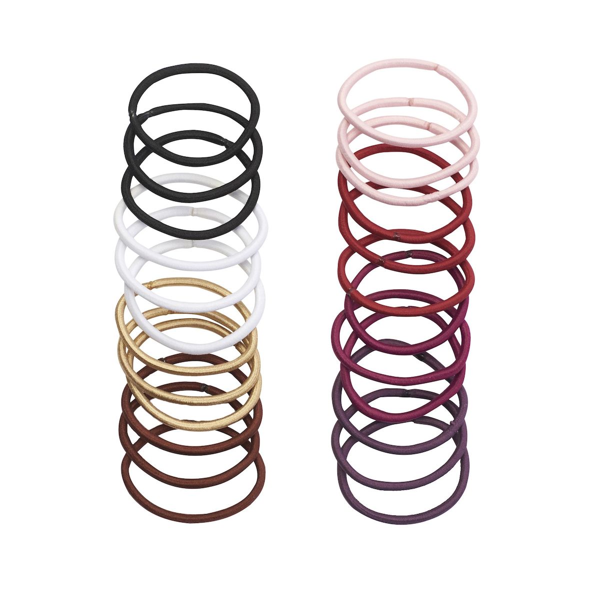 COSMIA Elastiques cheveux moyens 12 pièces