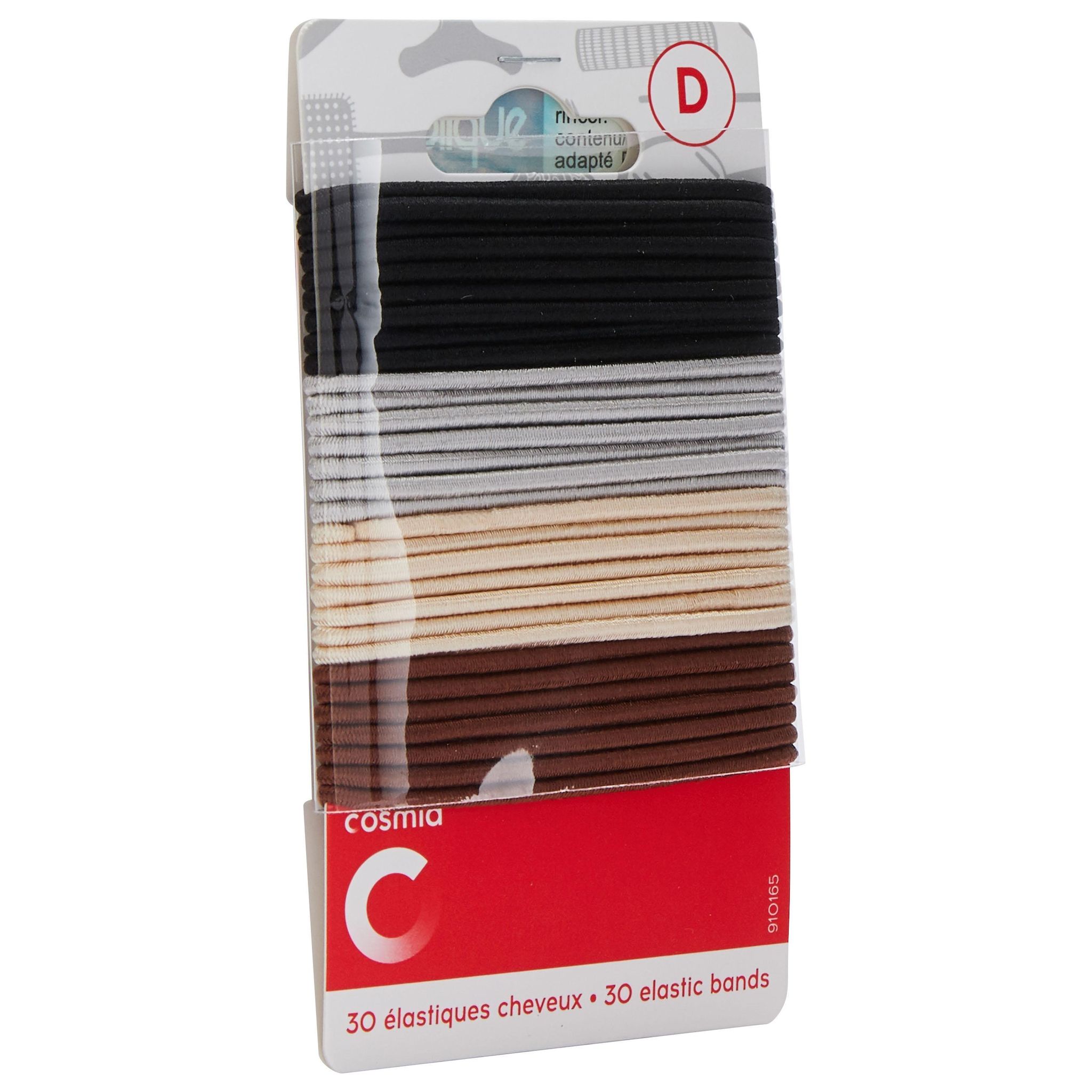 Voir la diapositive 4 : COSMIA Elastiques cheveux fins 30 pièces
