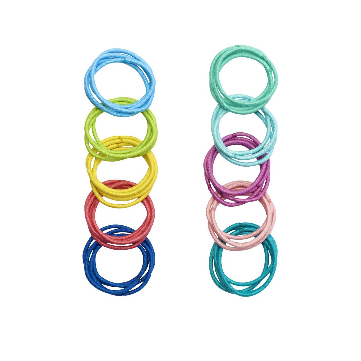 AUCHAN Elastiques cheveux fins 20 pièces