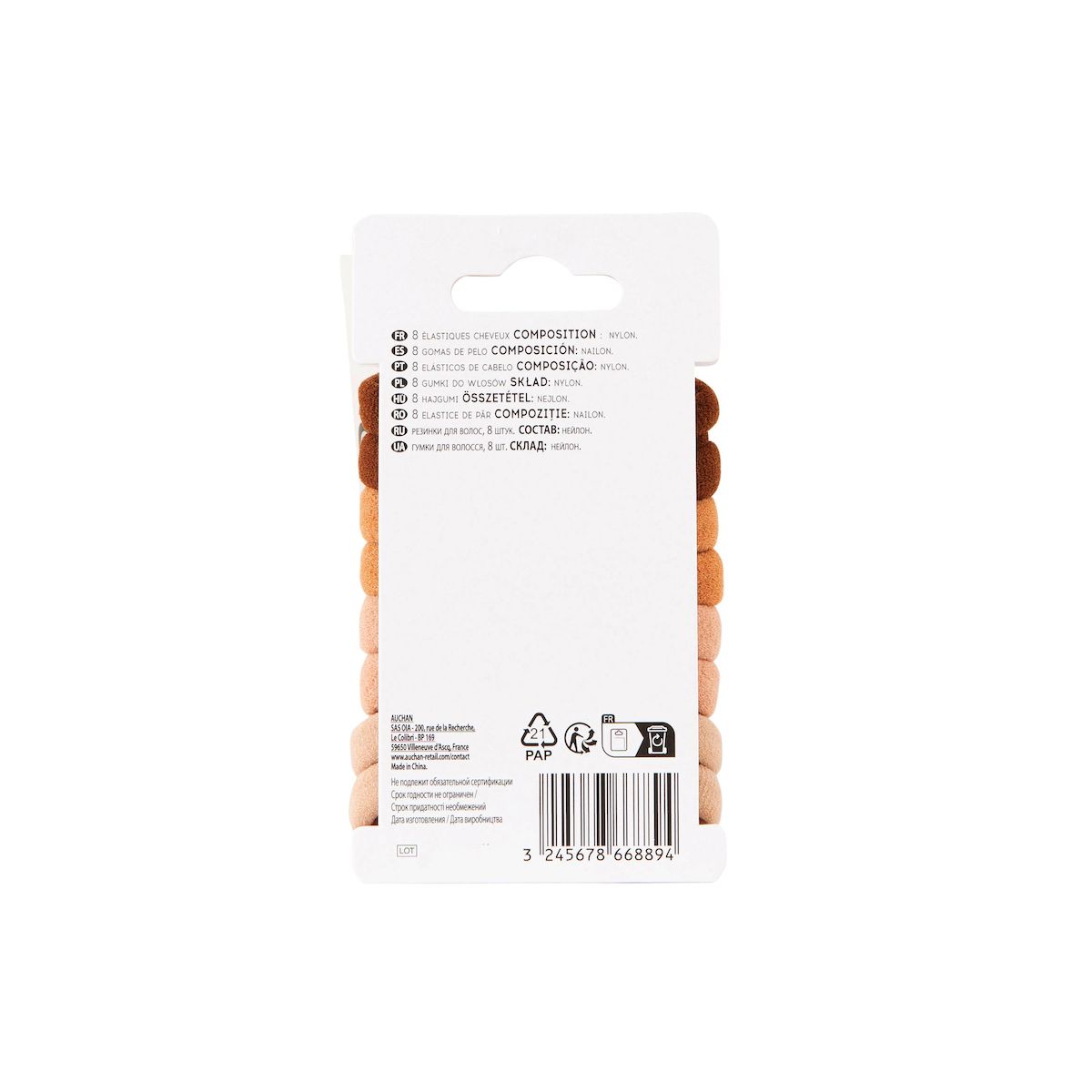 COSMIA Elastiques cheveux enfant 12 pièces