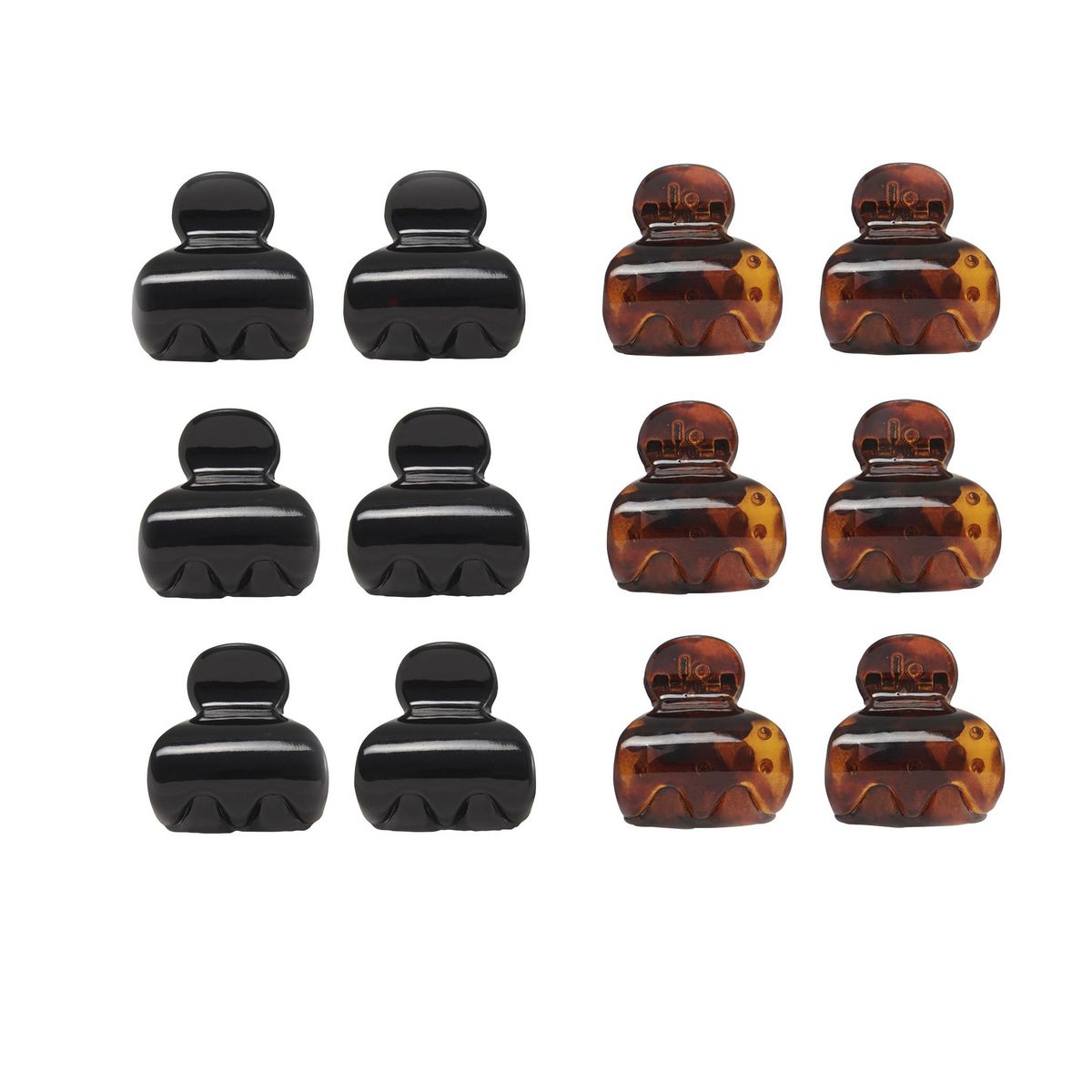 COSMIA Mini pinces à cheveux 6 pièces