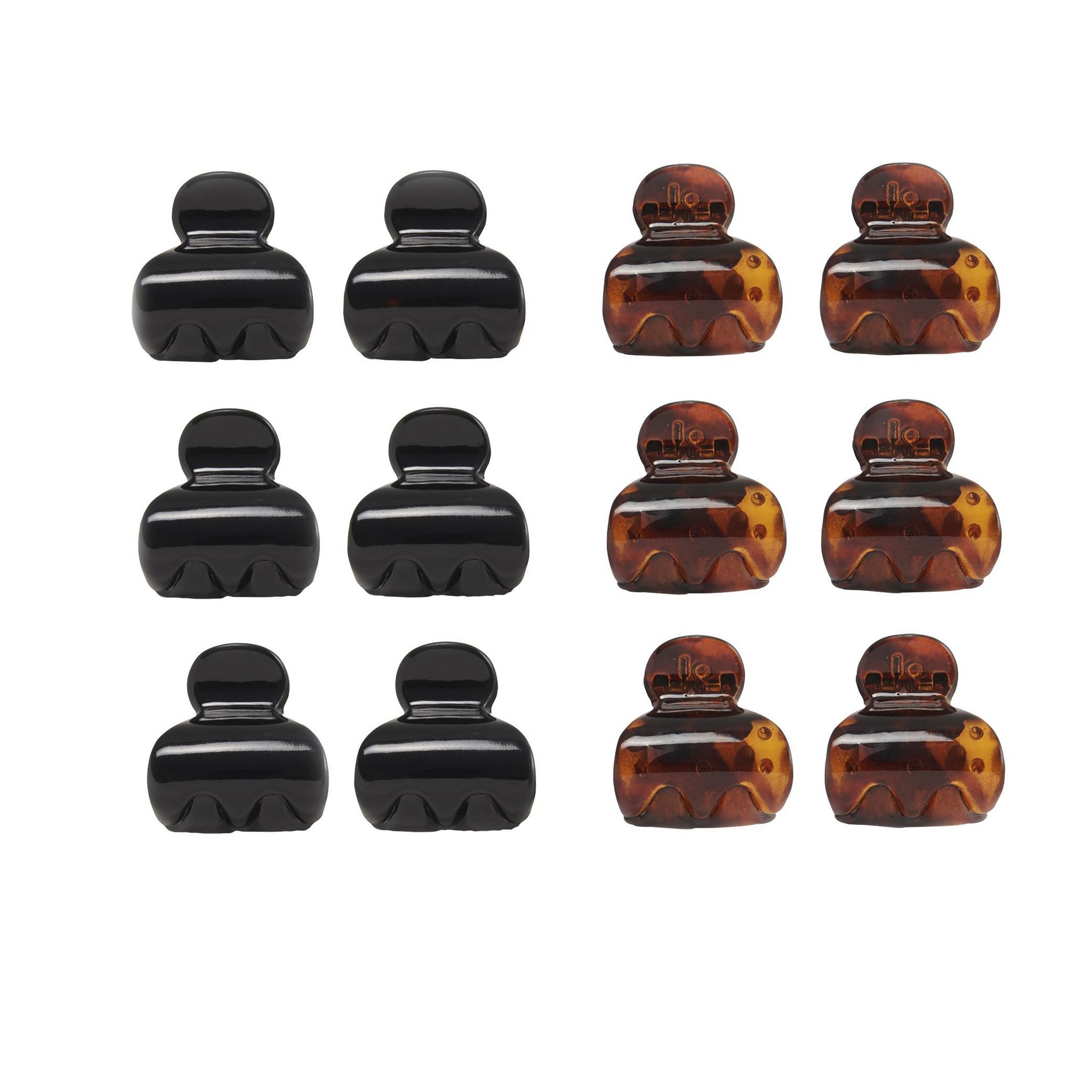 Voir la diapositive 2 : COSMIA Mini pinces à cheveux 6 pièces