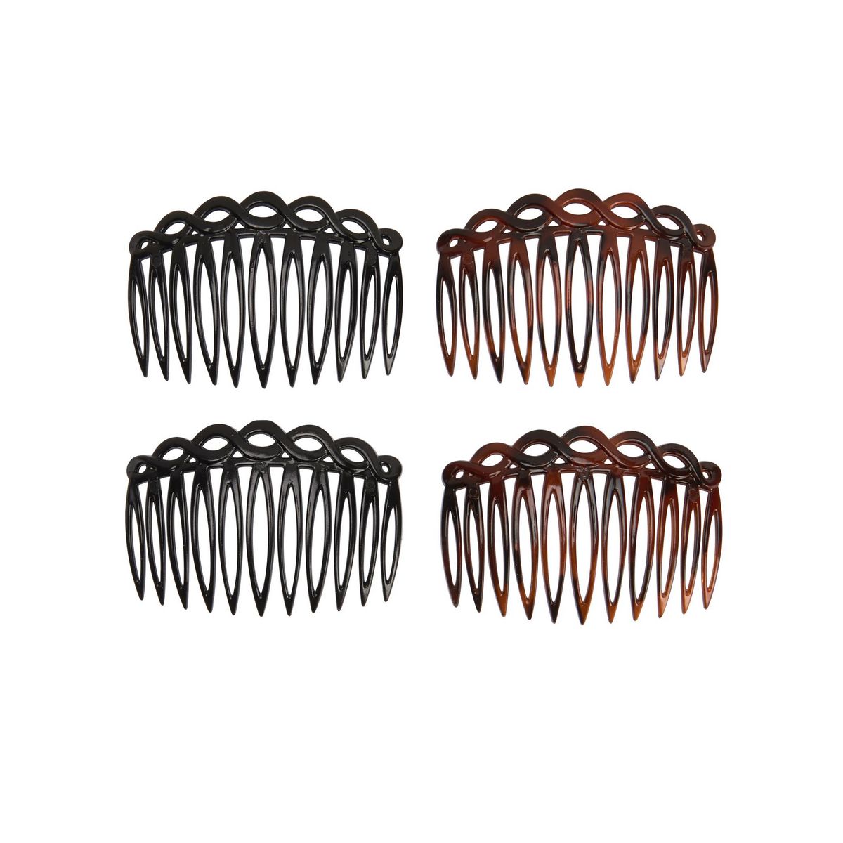 COSMIA Peignes d'ornement cheveux 2 pièces