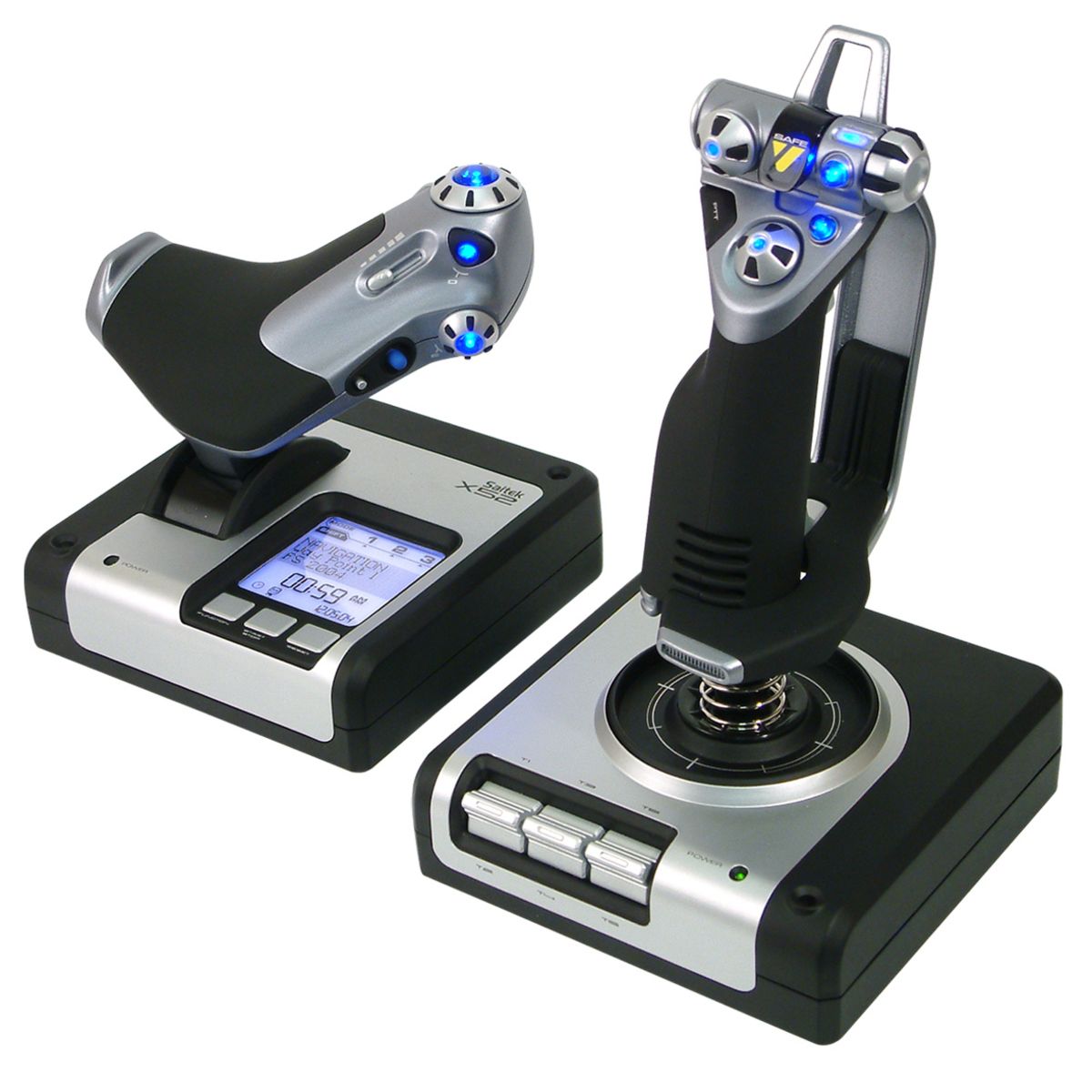 SAITEK Joystick système de vol pour PC SAITEK X-52