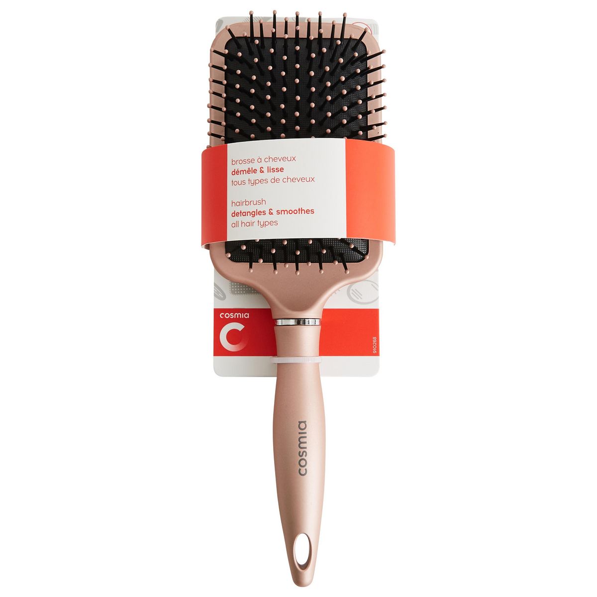 COSMIA Brosse à cheveux démêle et lisse pour tous types de cheveux 1 brosse