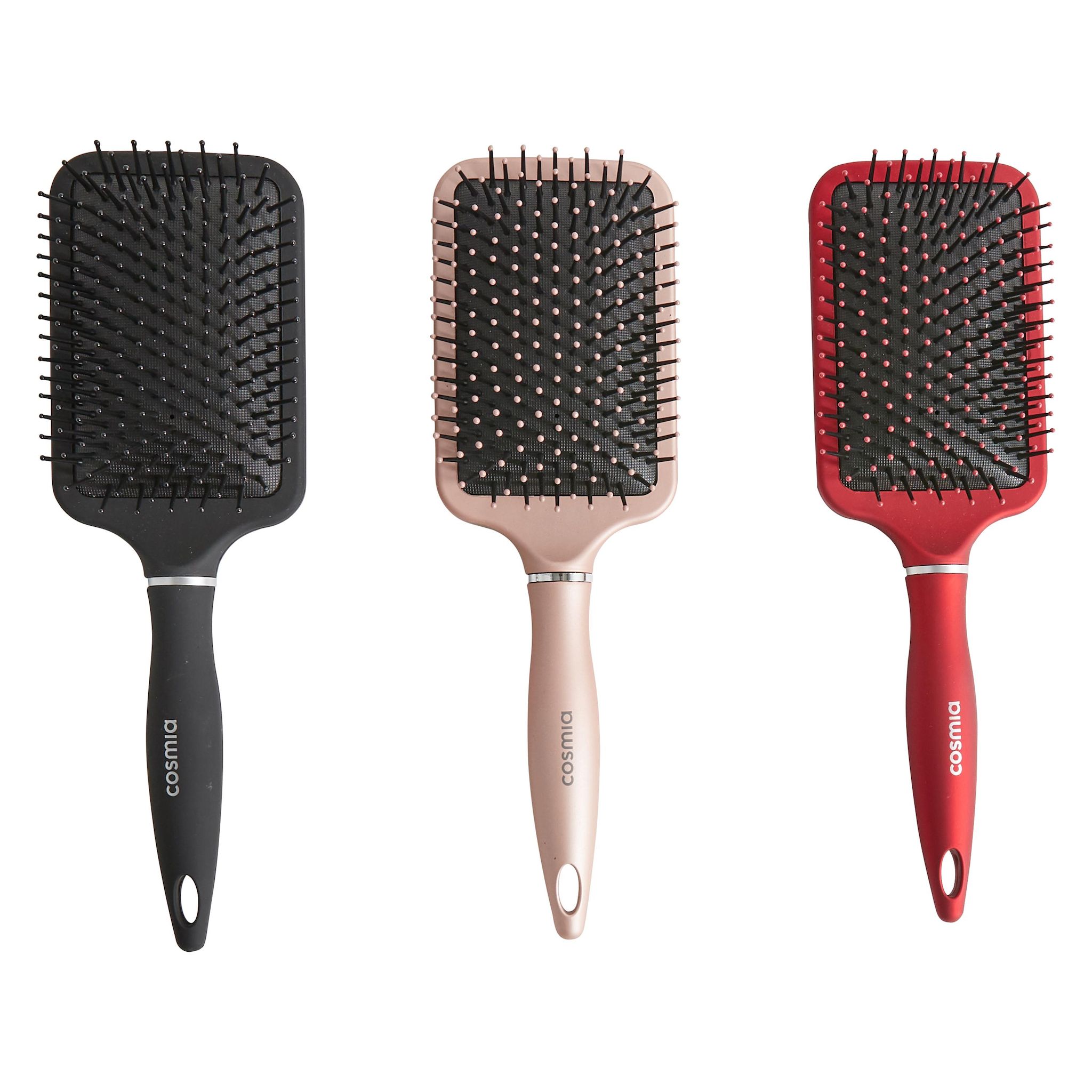 Voir la diapositive 4 : COSMIA Brosse à cheveux démêle et lisse pour tous types de cheveux 1 brosse