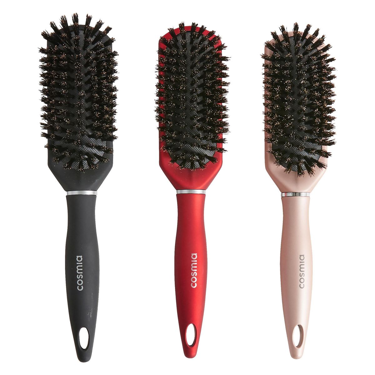 COSMIA Brosse à cheveux démêle & lisse cheveux fins ou fragiles 1 brosse