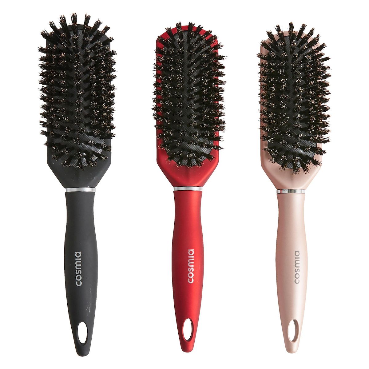 COSMIA Brosse à cheveux démêle & lisse cheveux fins ou fragiles 1 brosse