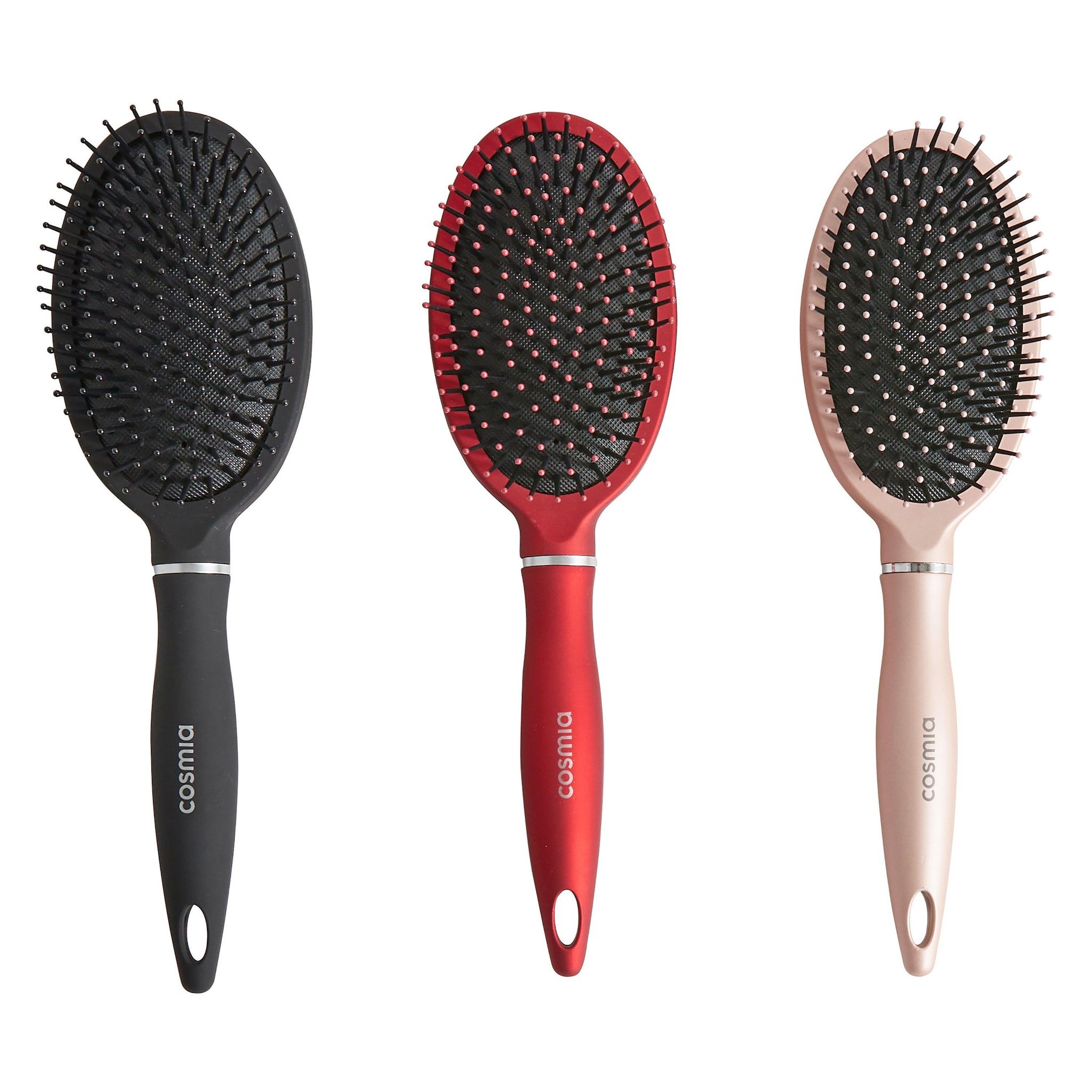 Voir la diapositive 3 : COSMIA Brosse à cheveux démêle et lisse pour tous types de cheveux 1 brosse