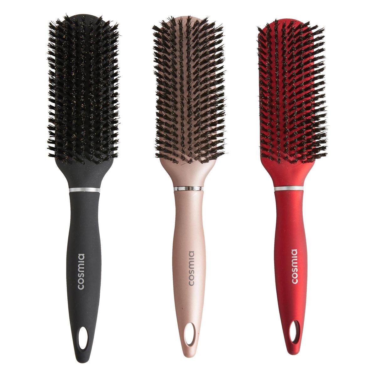 COSMIA Brosse à cheveux démêle et lisse pour tous types de cheveux 1 brosse