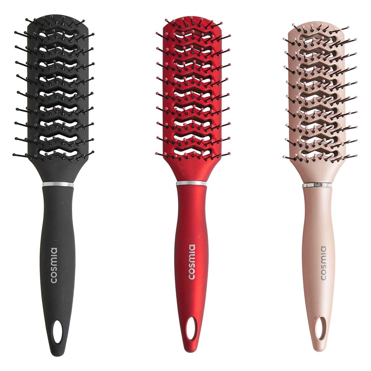 COSMIA Brosse à cheveux multi-usage tous types de cheveux 1 brosse