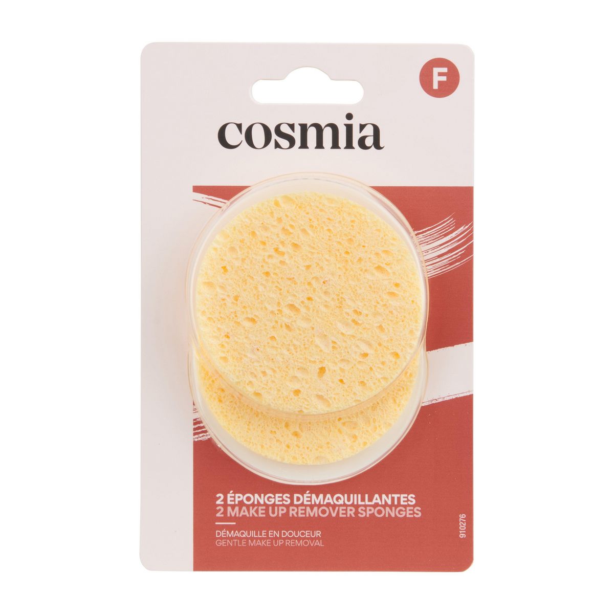 COSMIA Eponges à démaquiller 2 éponges