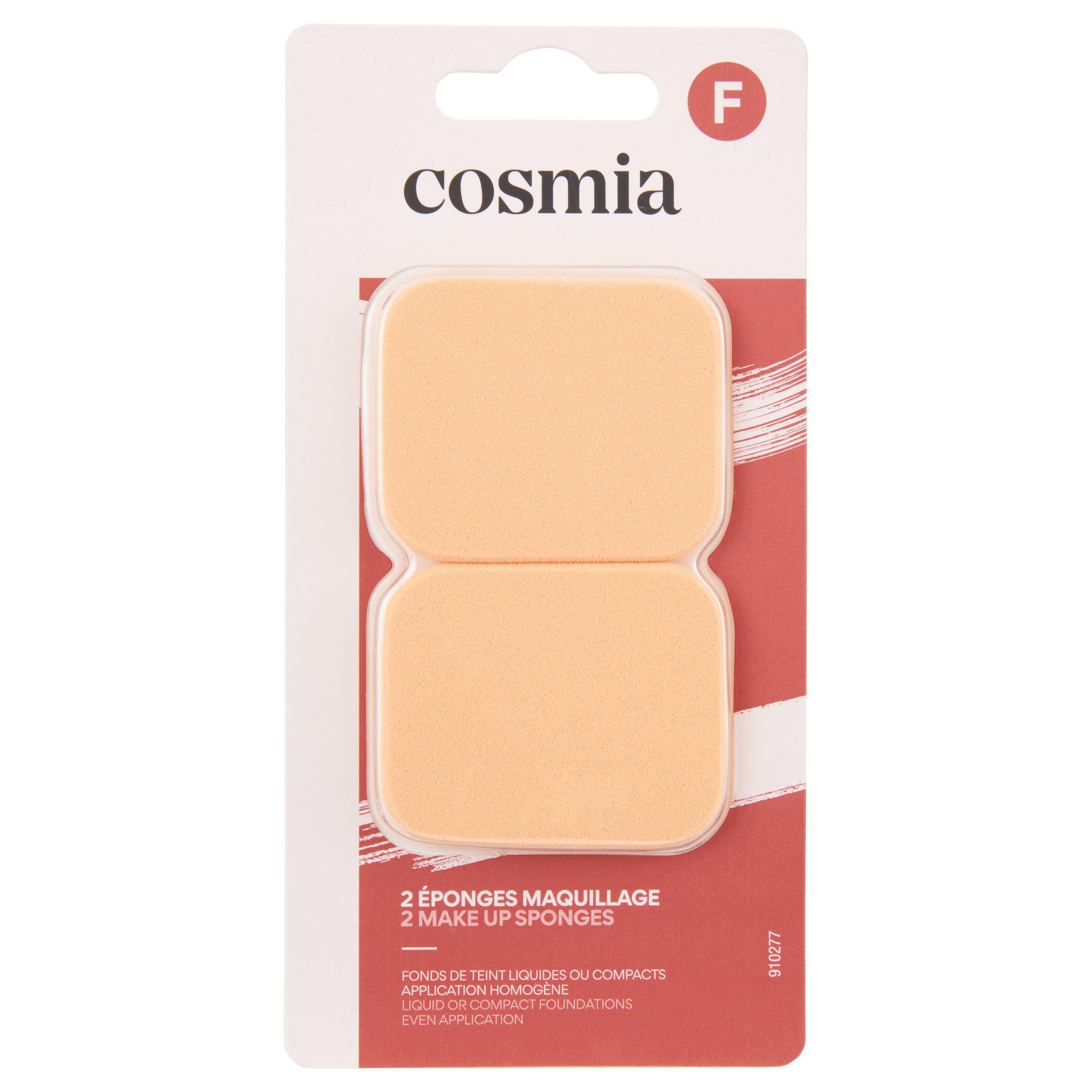 Voir la diapositive 4 : COSMIA Eponges maquillage 2 éponges