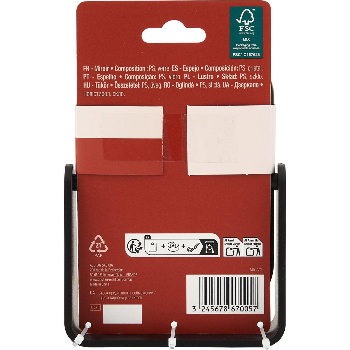 COSMIA Miroir small 1 pièce