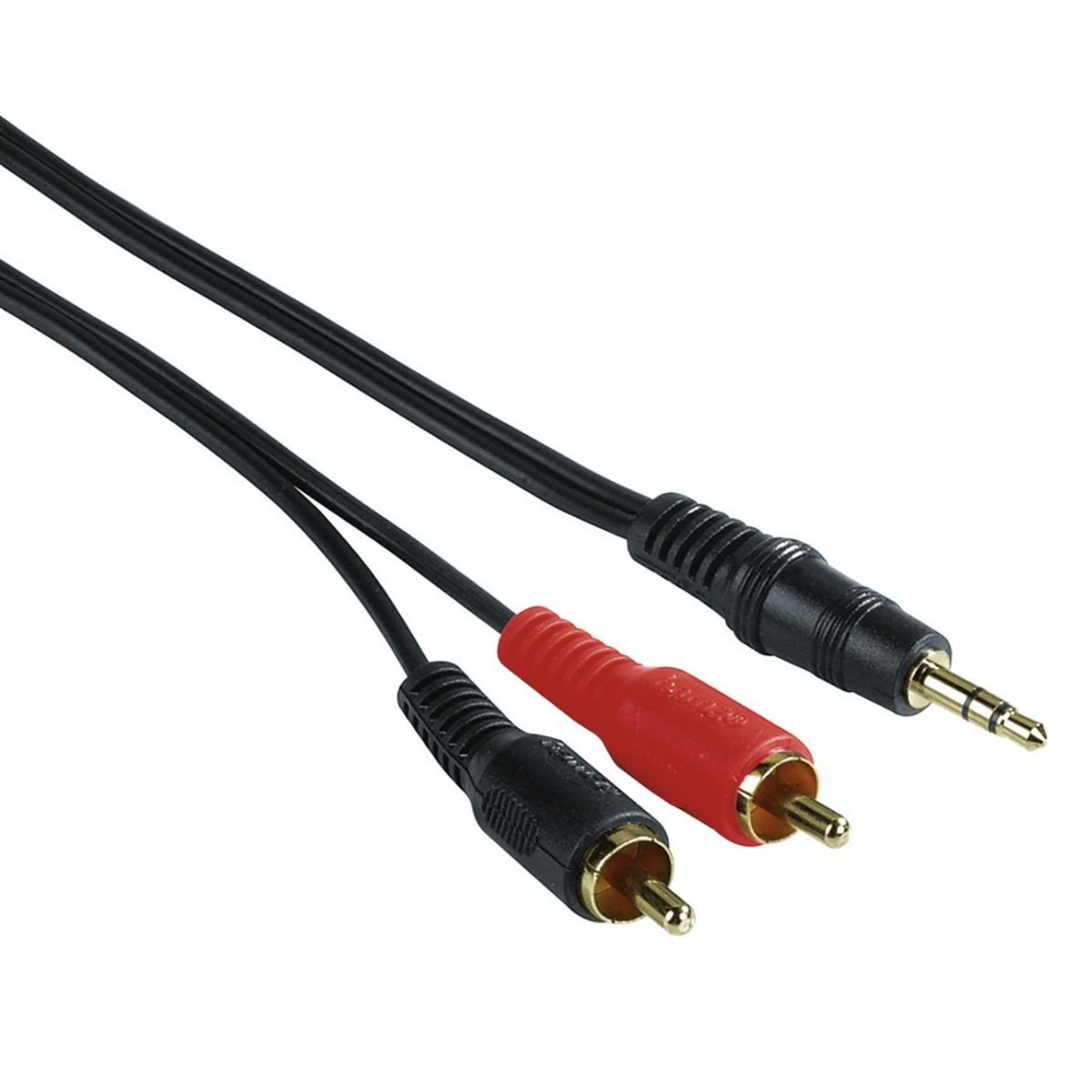 QILIVE Câble Jack Stéréo - Mâle/2 RCA Mâles - 3.5 mm - 5 mètres