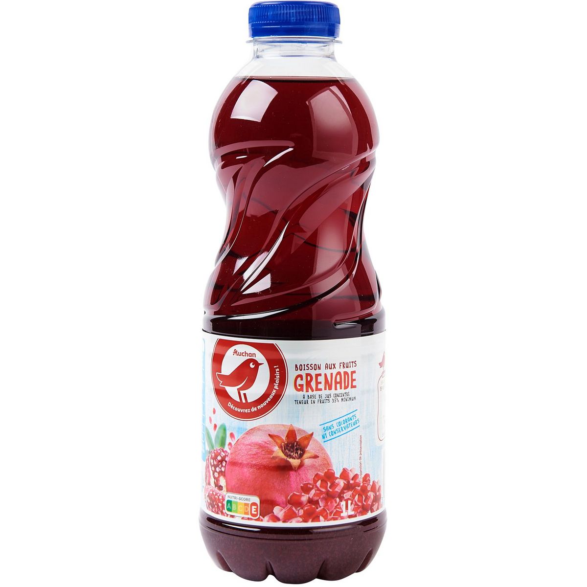 AUCHAN Boisson aux fruits grenade 1l