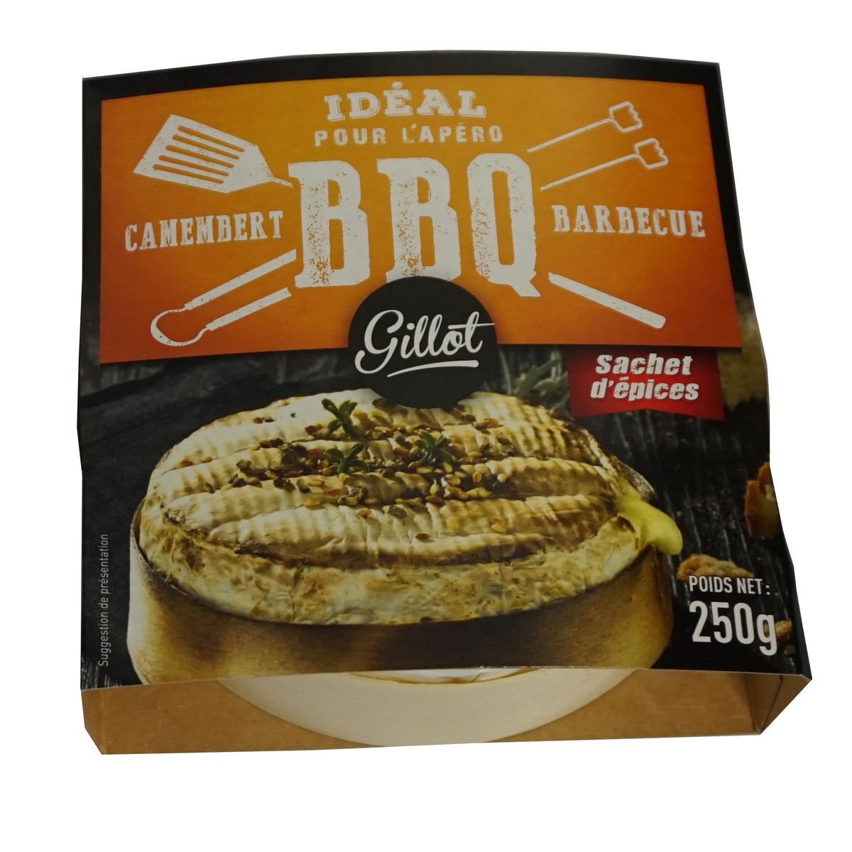 GILLOT Camembert barbecue 250g
