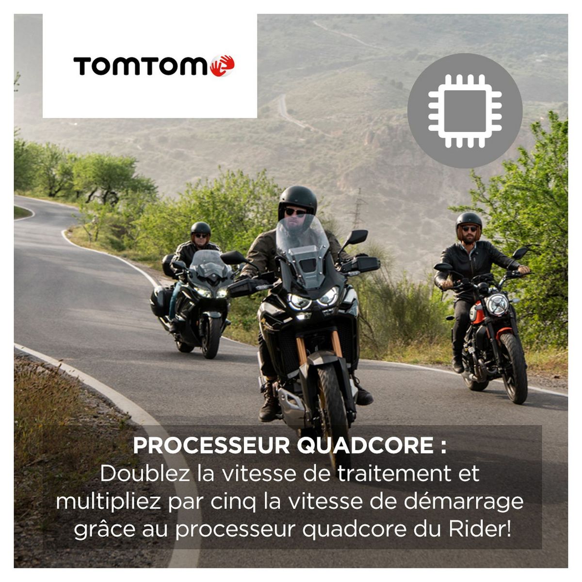 TOMTOM Rider 500 - Navigateur GPS