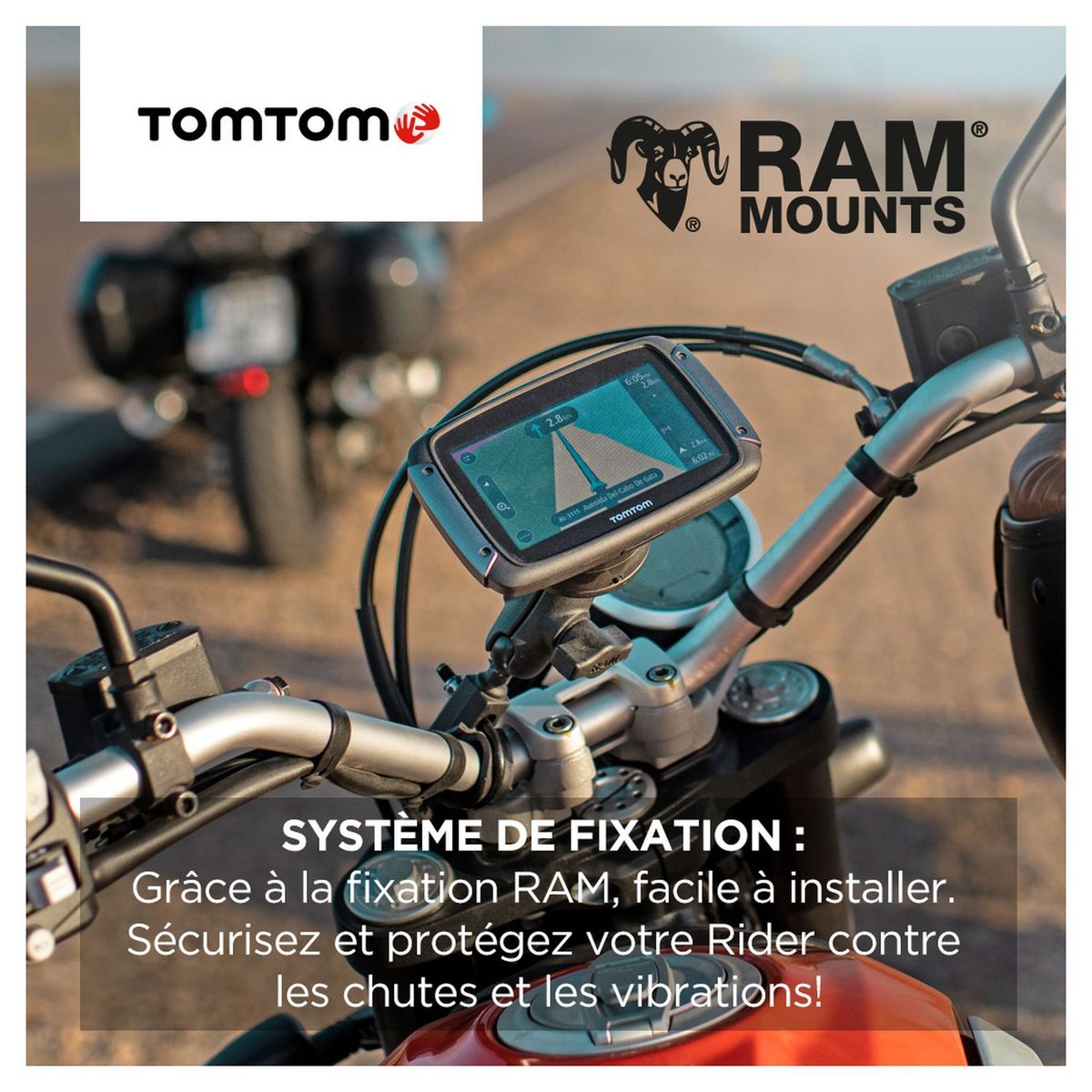 TOMTOM Rider 500 - Navigateur GPS