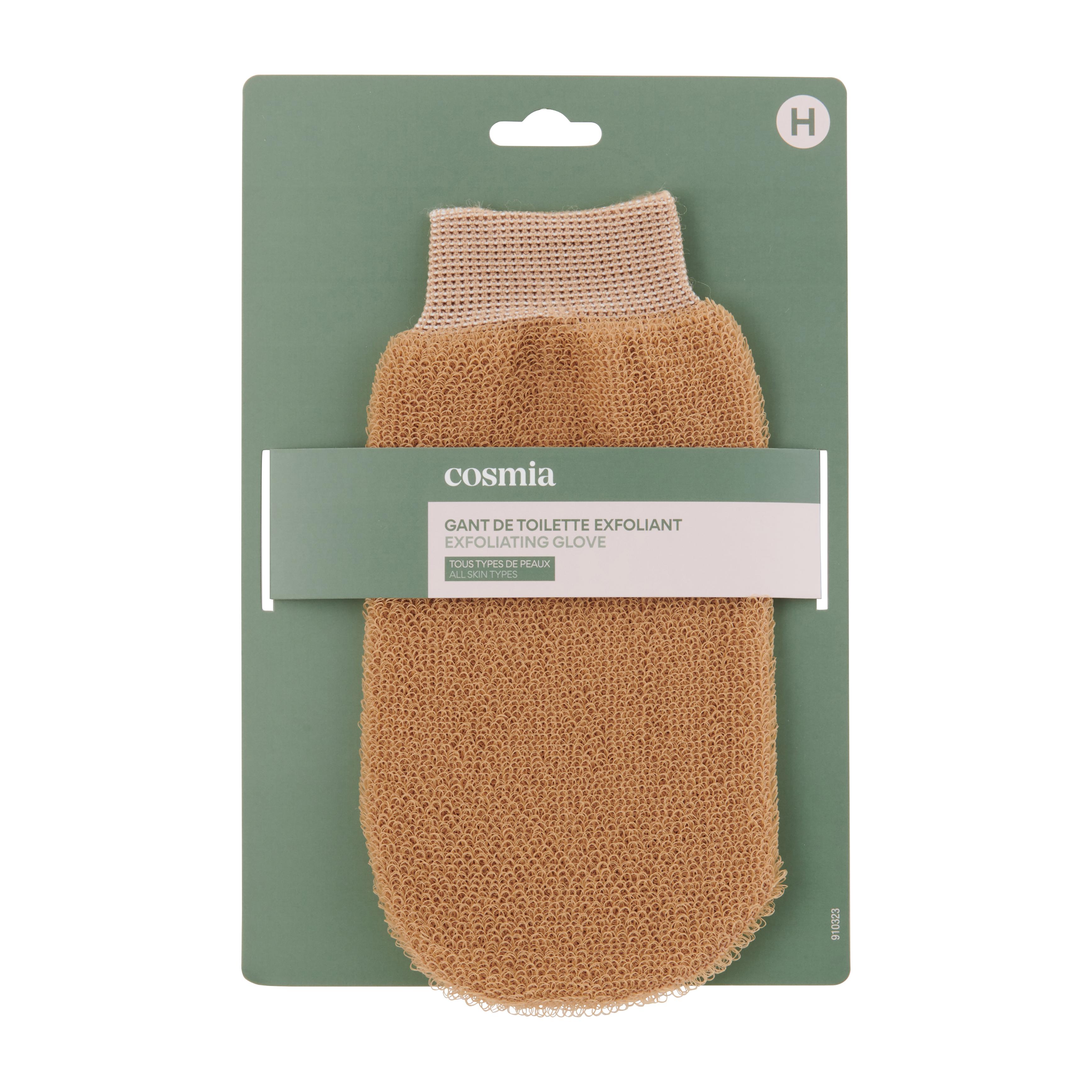 Voir la diapositive 2 : COSMIA Gant de toilette exfoliant 1 gant