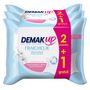 Voir la diapositive 2 : DEMAK'UP Lingettes démaquillantes fraicheur 2+1 offert 3x25 lingettes