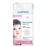 CARRYBOO Coton maxi-carrés bio pour bébé 70 cotons