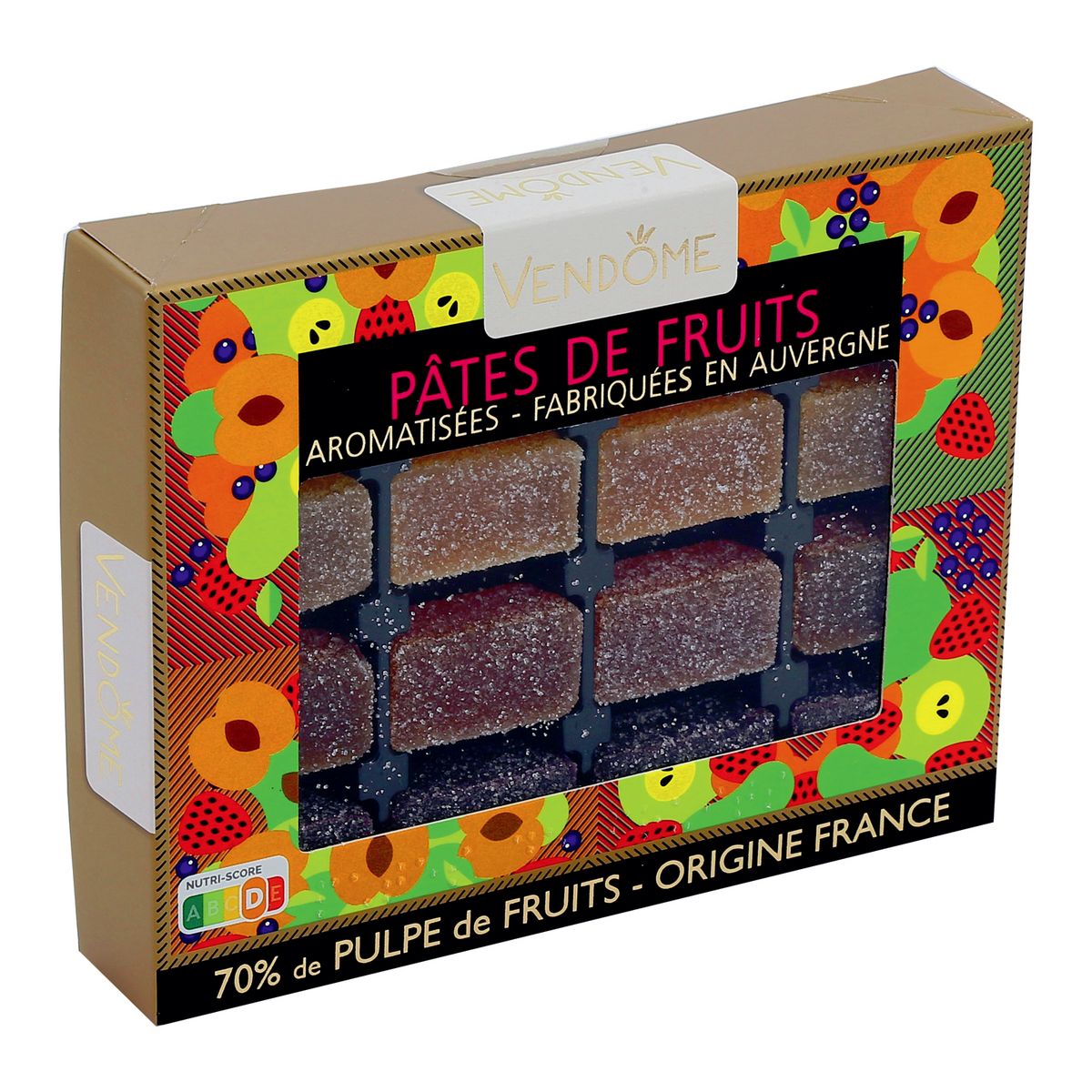 VENDOME Pâtes de fruits aromatisées 160g