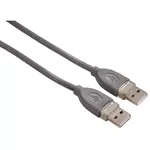 QILIVE Câble USB 2.0 Type A Mâle / USB Type A Mâle - 1.8 M - Ultra HD - Gris