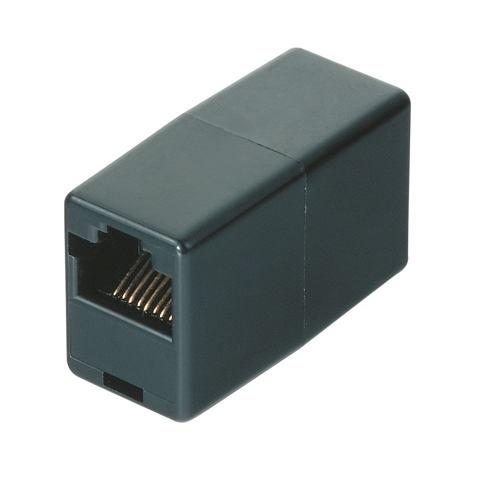 Voir la diapositive 2 : QILIVE Adaptateur RJ45 Femelle / RJ45 Femelle - Cat 5 - Noir