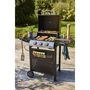 Voir la diapositive 2 : GARDENSTAR Barbecue à gaz en acier 3 brûleurs